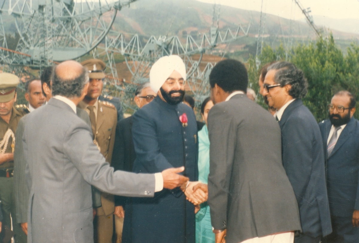 President visit to Radio Astronomy Centre