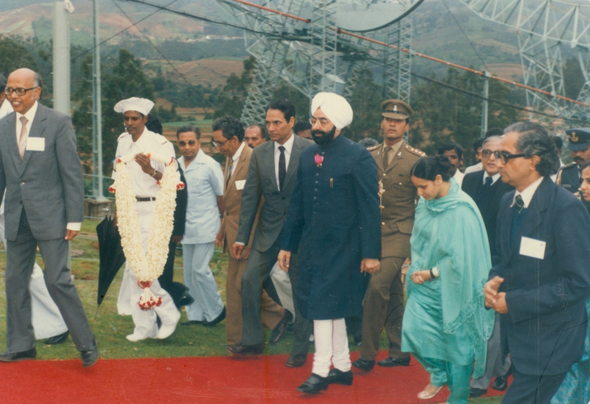 President visit to Radio Astronomy Centre